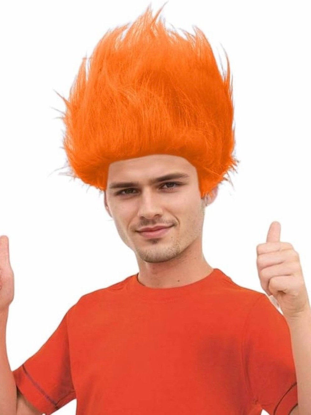 Orange wig hair